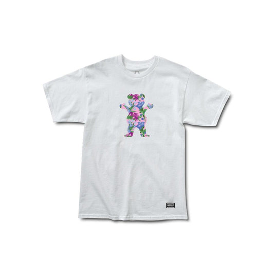 Grizzly Griptape 'Give Em Flowers' Tee - White