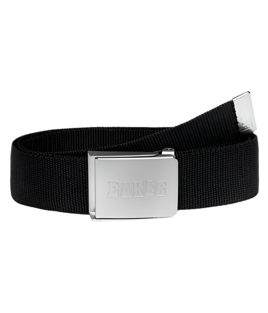 Baker 'Classic Logo' Belt - Black