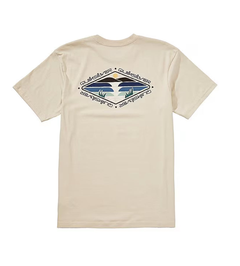 Quiksilver 'Peak Day' Tee - Cream