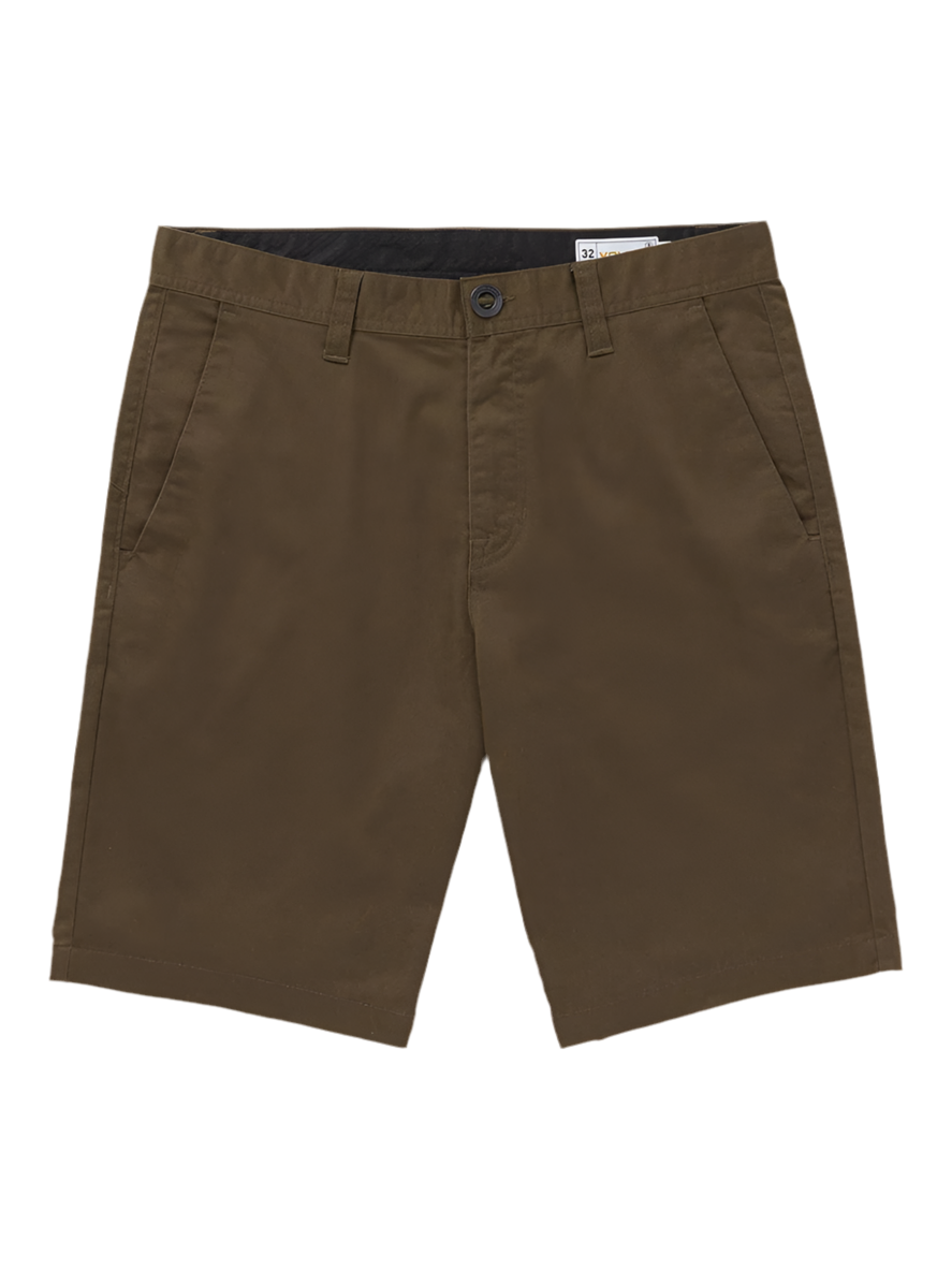 Volcom 'Frickin' Chino Shorts - Dark Earth