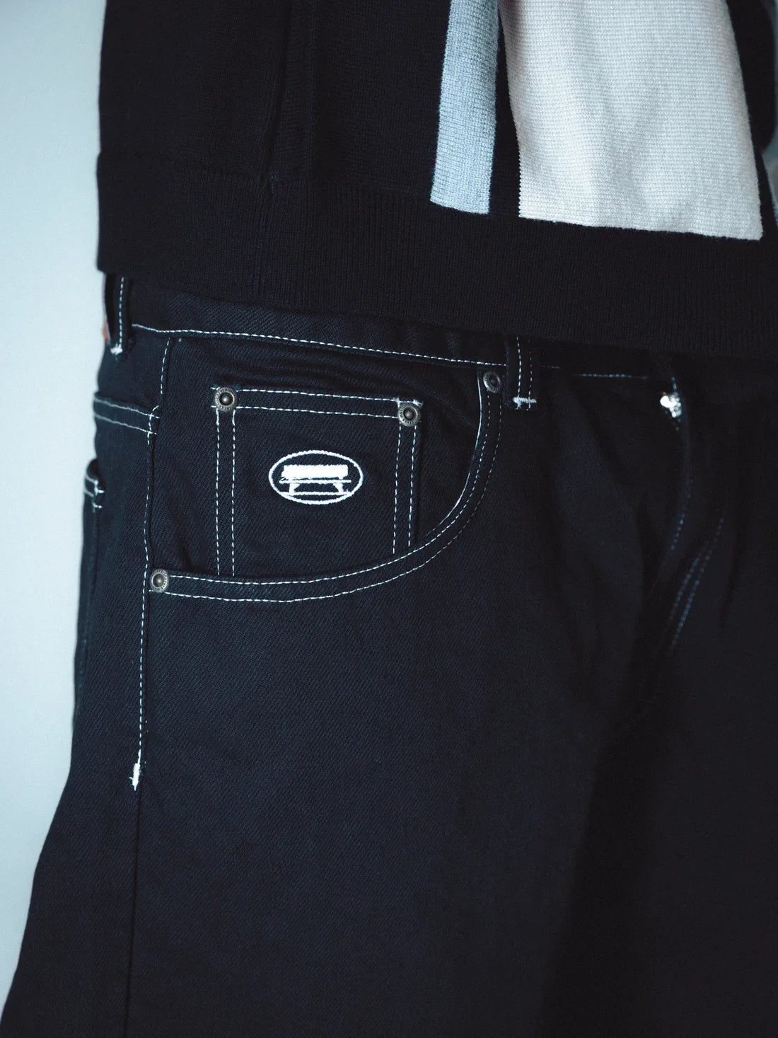 Jacker 'Classic Daily' Denim Pants - Black