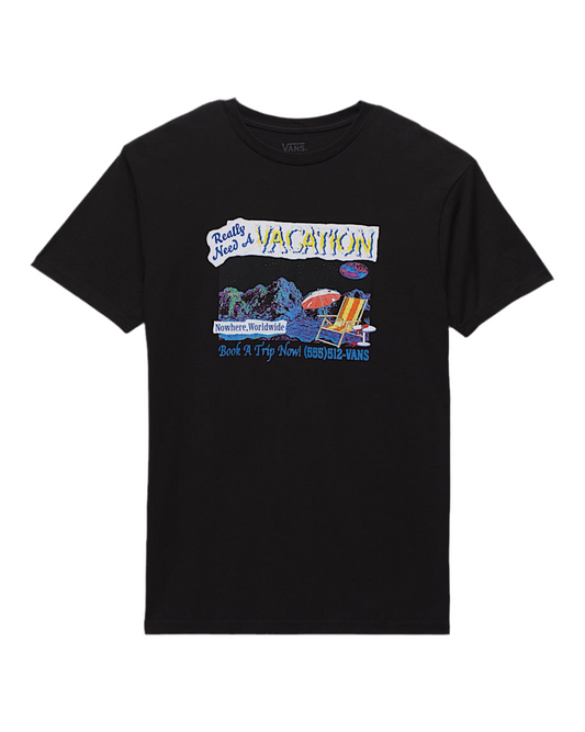 Vans 'Need A Vacation' Tee - Black