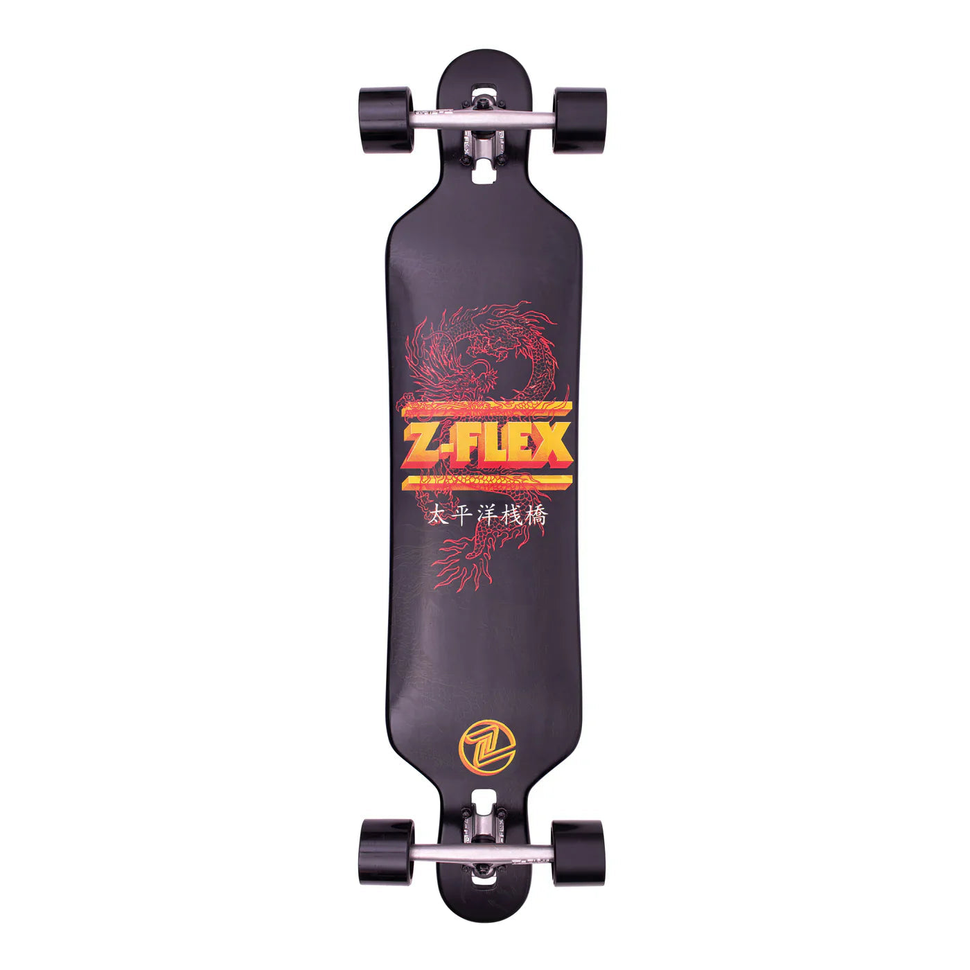 Z-Flex 'Thru Dragon' Longboard - Black
