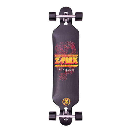Z-Flex 'Thru Dragon' Longboard - Black