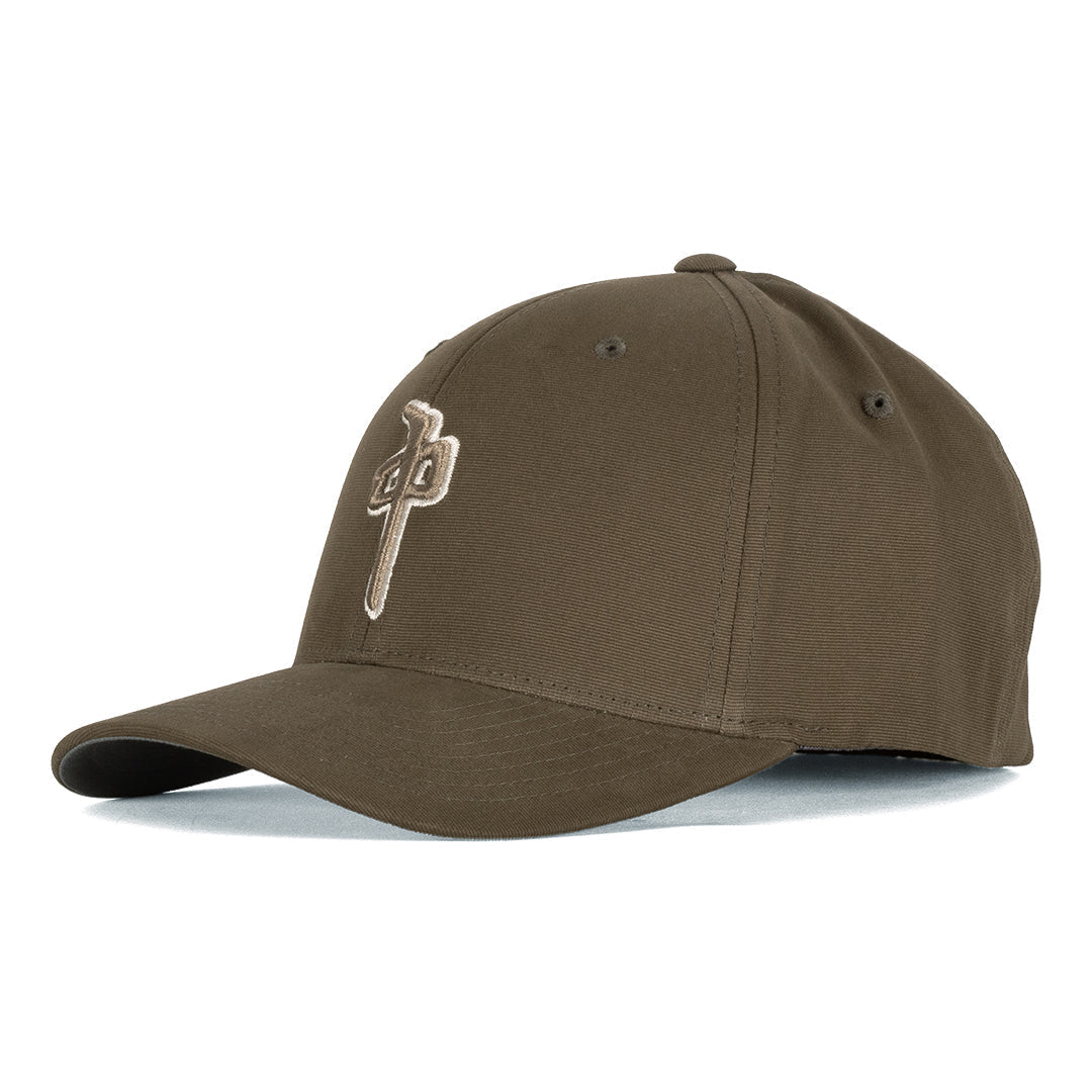 Red Dragon 'OG Puffy' Flexfit Cap - Olive