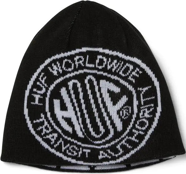 HUF 'Token Reversible Skull' Beanie - Black