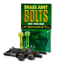 Shake Junt Allen Key Bolts - Black/Green/Yellow