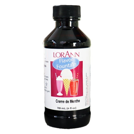 Creme de Menthe Flavor - 4 oz. - 32 oz. - Ice Cream and Beverage Flavors - LorAnn Oils - Canadian Distribution - Ships Free Within Canada on Orders Above CAD $199
