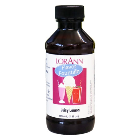 Fontaine aromatisée au citron juteux - 4 oz. - 32 oz. - Arômes de crème glacée et de boissons - Huiles LorAnn - Distribution canadienne - Livraison gratuite au Canada pour les commandes de plus de 199 CAD