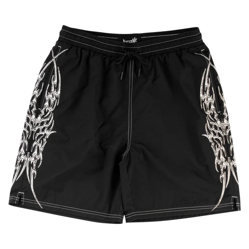 Welcome 'Horde Nylon' Shorts - Black
