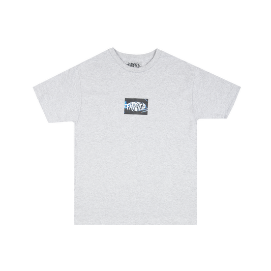 Frosted Skateboards 'Static Logo' Tee - Heather Grey