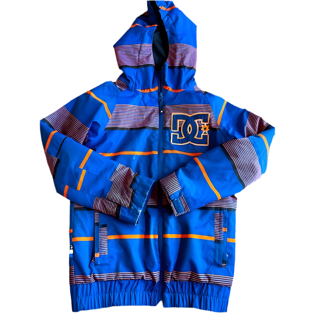 DC Shoes 'Retro' Jacket - Blue/Orange (KIDS)
