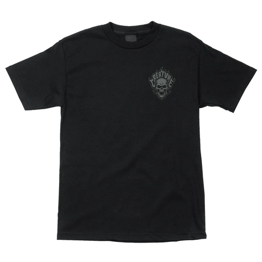 Creature 'Bonehead' Tee - Black