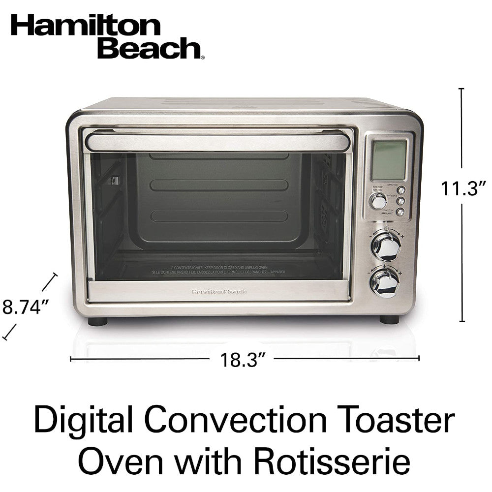 HAMILTON BEACH Surecrisp Digital Air Fry Oven - 31193C