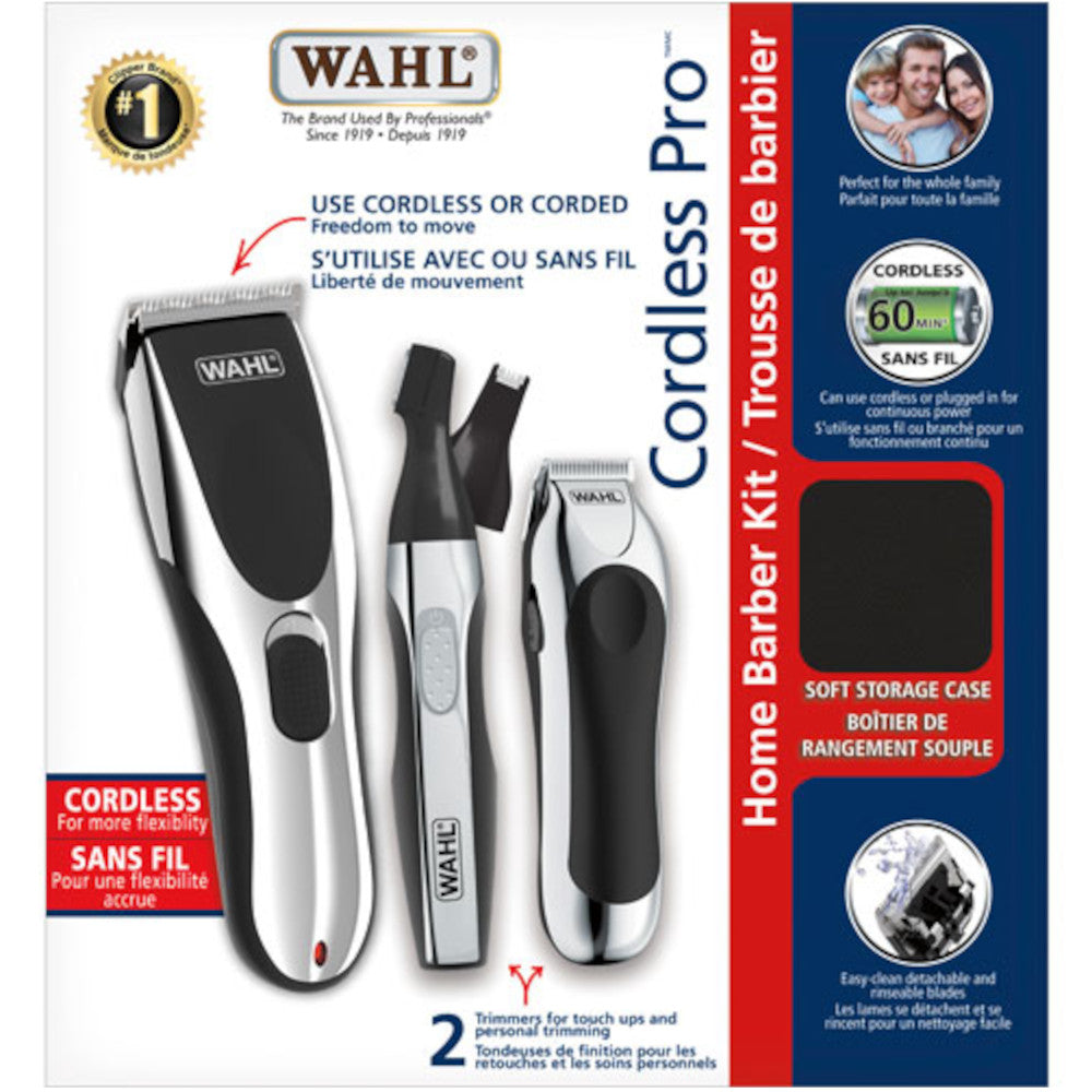 WAHL 3155 Cordless Pro Home Barber Kit