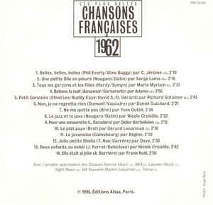 1962 Les Plus Chansons Francaises