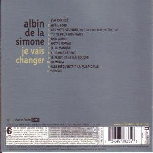 Albin De La Simone / Je Vais Changer - CD (Used)