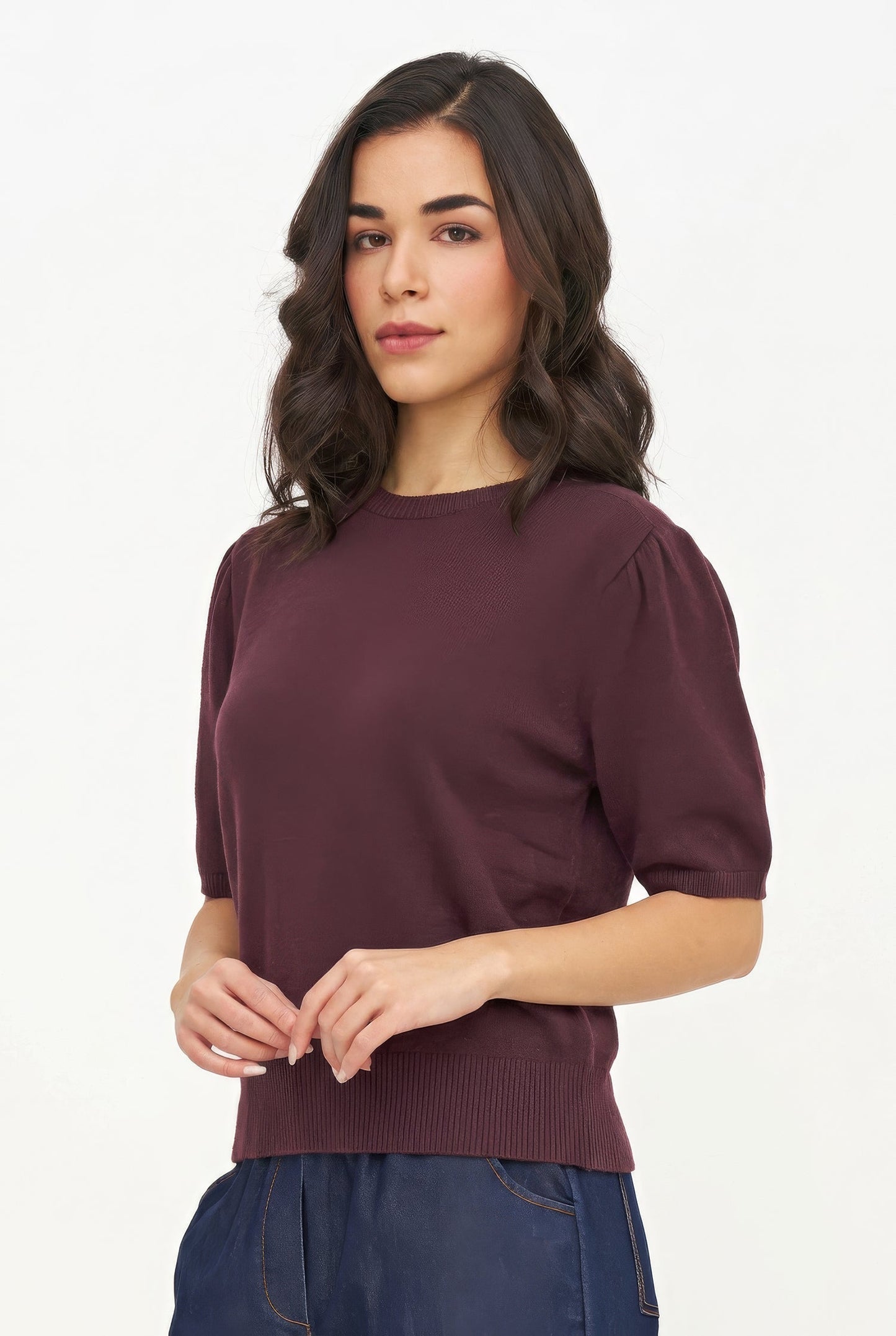 Pull en maille pour femme