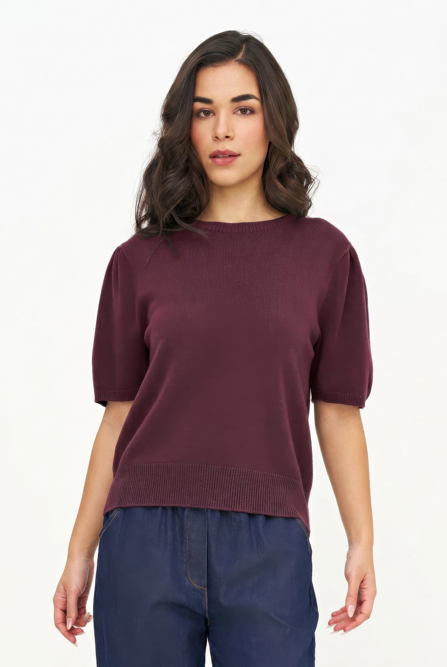 Pull en maille pour femme