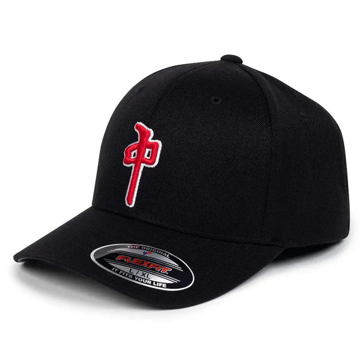 Red Dragon 'OG Puffy' Flexfit Cap - Black/Red