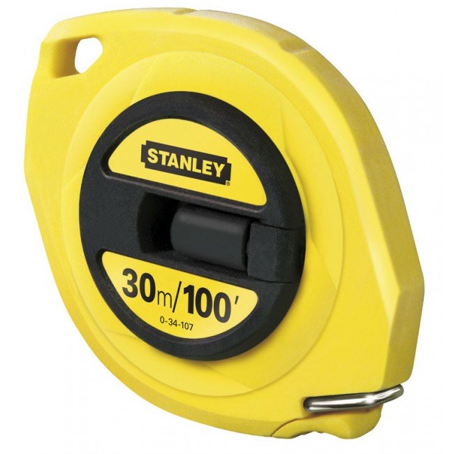 STANLEY 30m/100ft Steel Tape Measure - 34-107