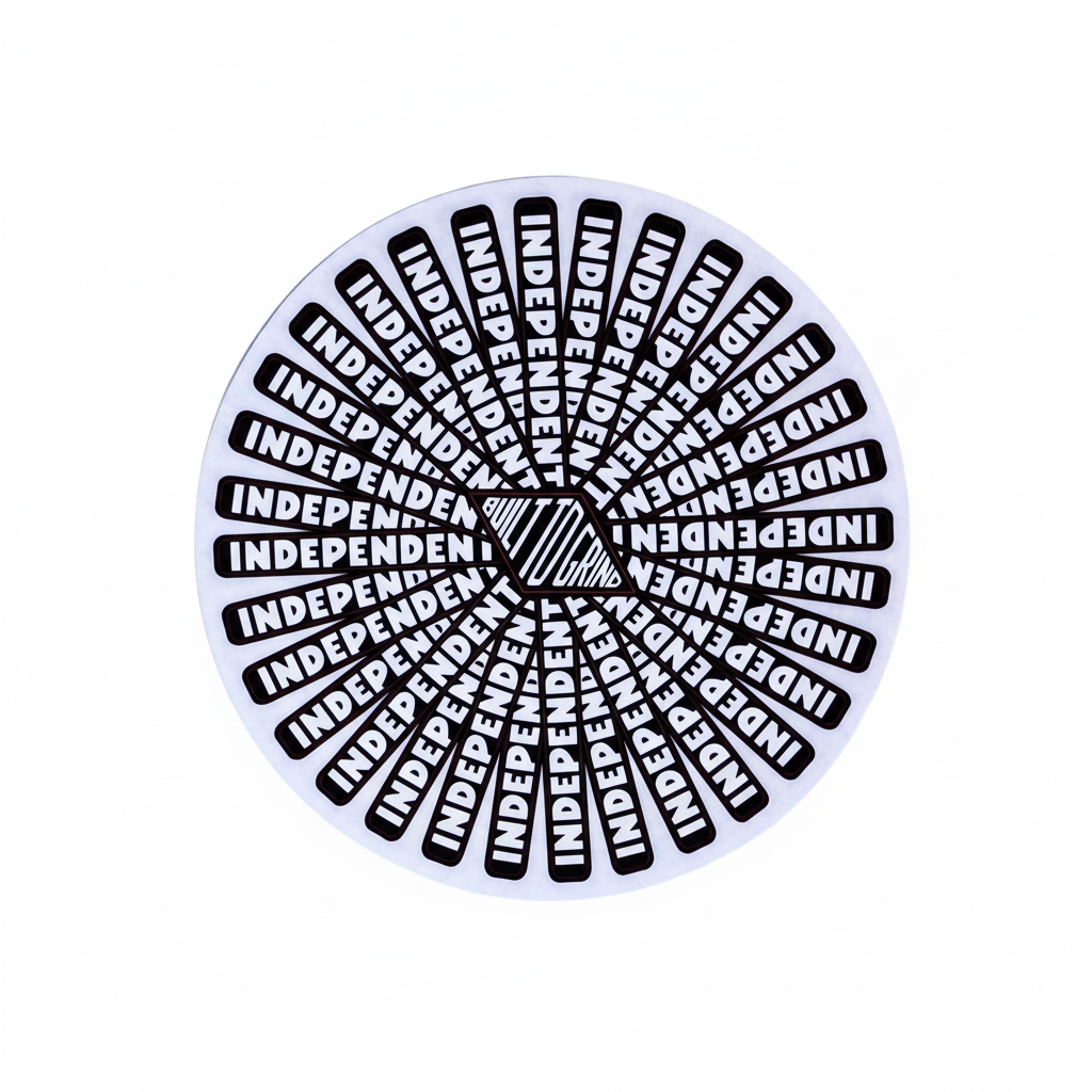 Independent 'Tornado Logo' Sticker - Red