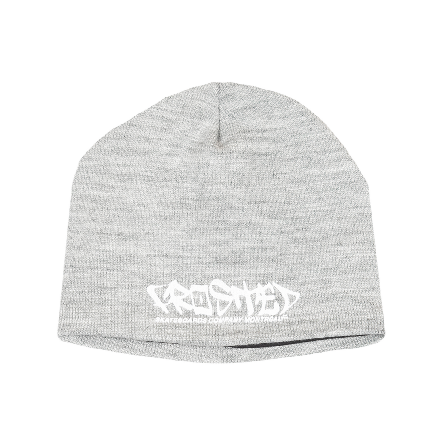 Frosted Skateboards 'Sandbox Logo' Skully Beanie - Heather Grey