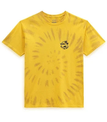 Vans 'Mini Dual Palm' Tee - Tie Dye/Yellow