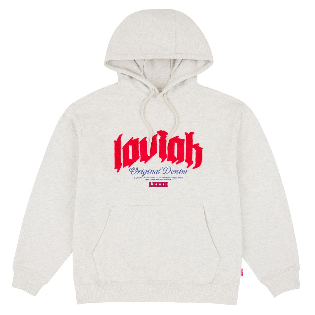 Loviah 'Original Denim' Hoodie - Heather Grey