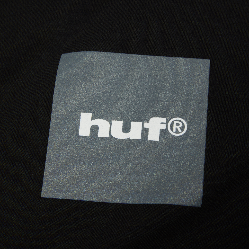 HUF '89 Box Logo' Tee - Black/Grey