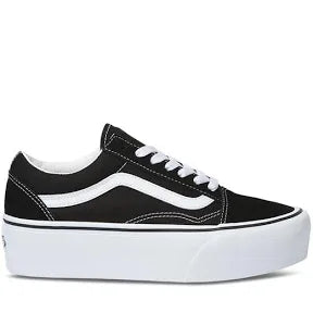 Vans 'Old Skool Stackform' Shoes - Black/True White