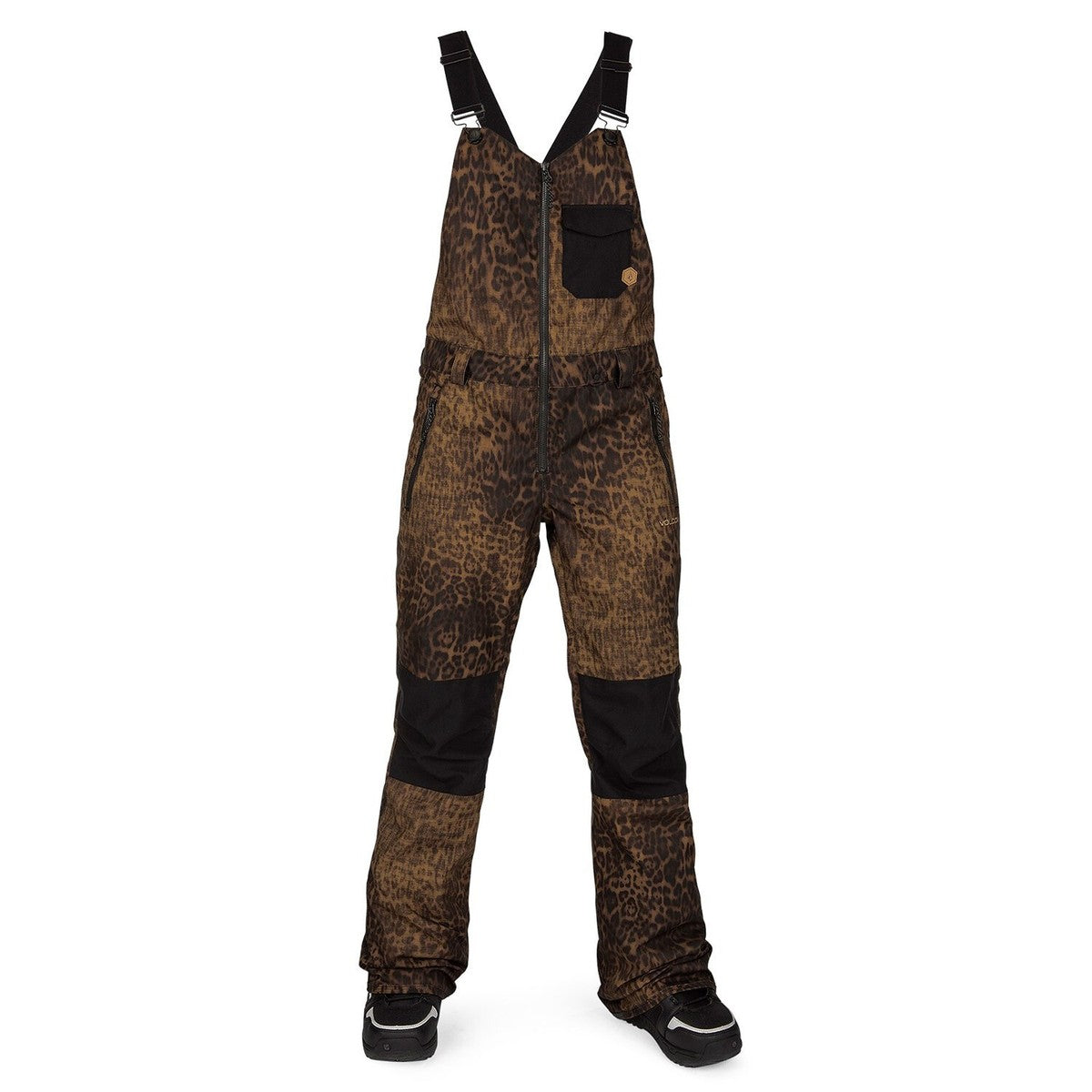 Volcom 'Swift' BIB Overall - Leopard (Women’s)