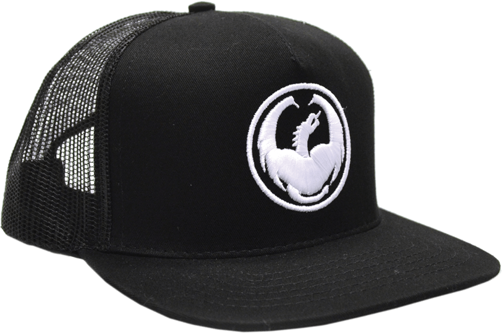Dragon 'Icon' Mesh Snapback - Black