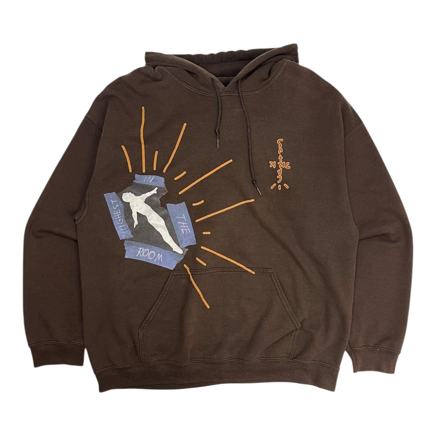 Cactus Jack 'Highest In The Room Not For Decoding' Hoodie - Brown