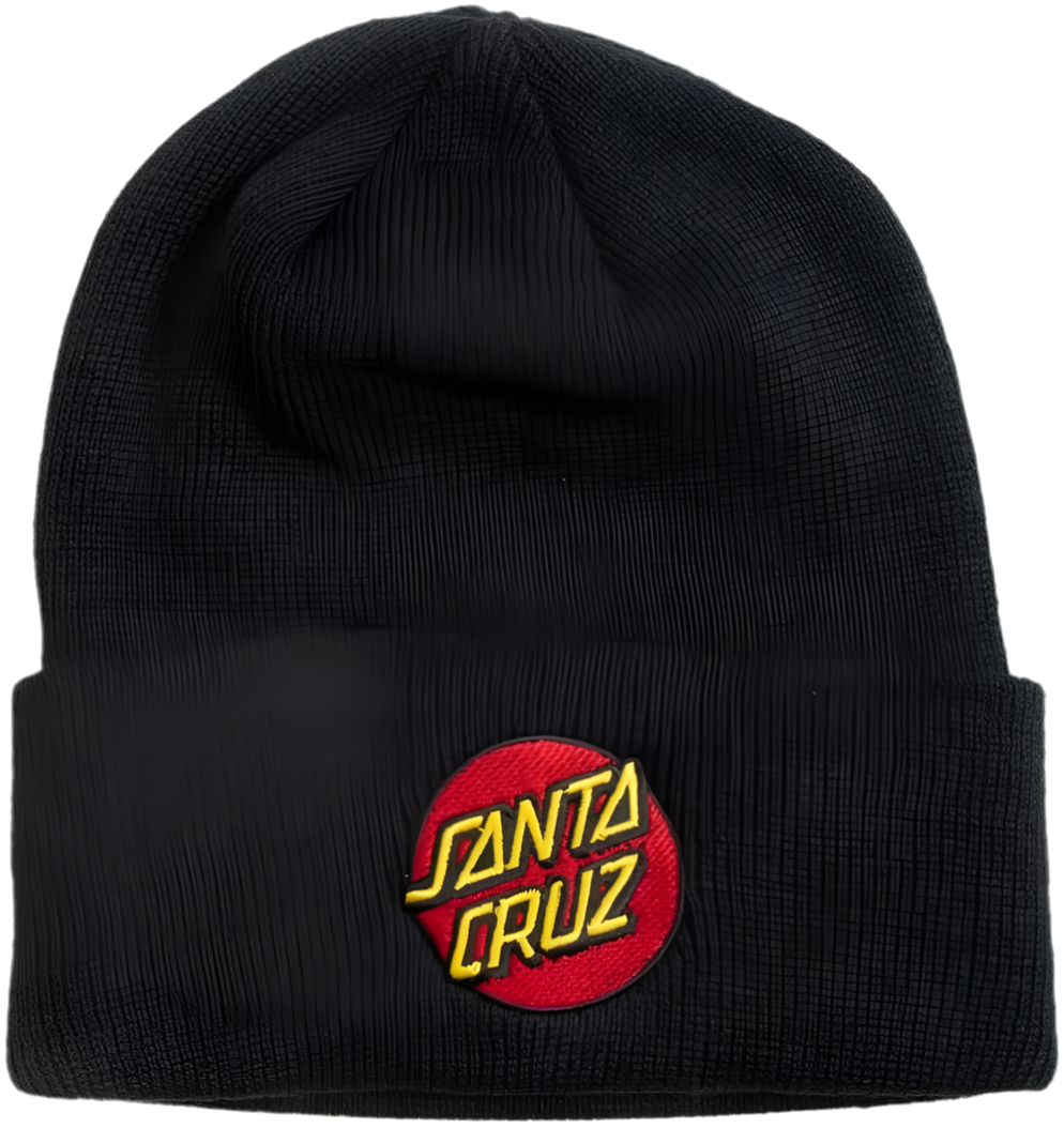 Santa Cruz 'Classic Dot' Beanie - Black