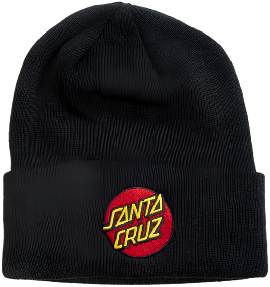 Santa Cruz 'Classic Dot' Beanie - Black