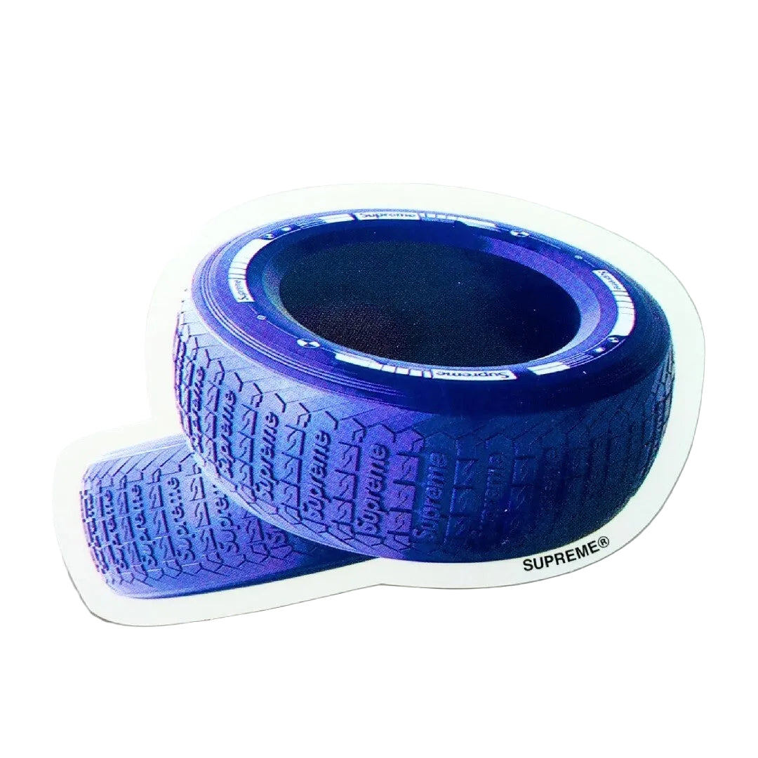 Supreme 'Tire' Sticker - Blue
