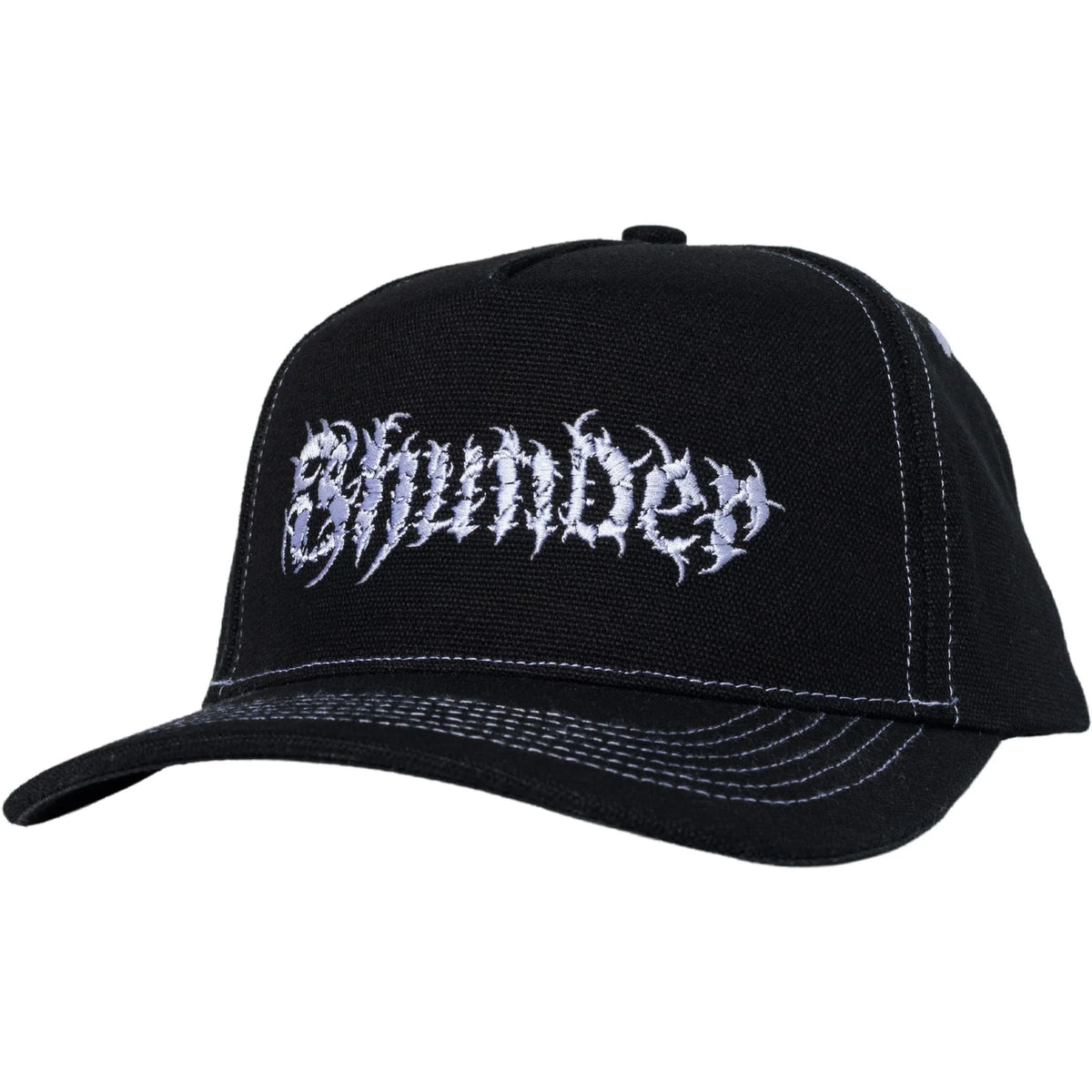 Thunder 'Vertebrae Script' Snapback Cap - Black/White