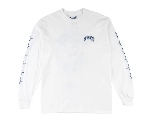 Welcome 'Angel' L/S Tee - White