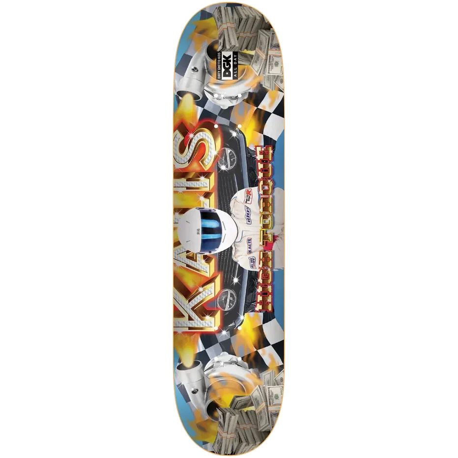 DGK x Josh Kalis 'Ghetto Fab' Skateboard Deck - Multi