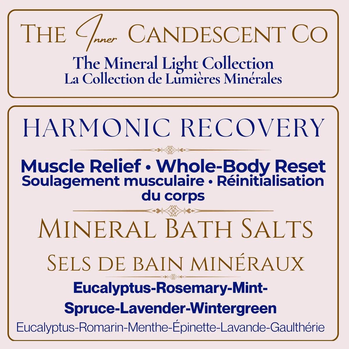 Coffret Mineral Light – Sels de bain minéraux de luxe