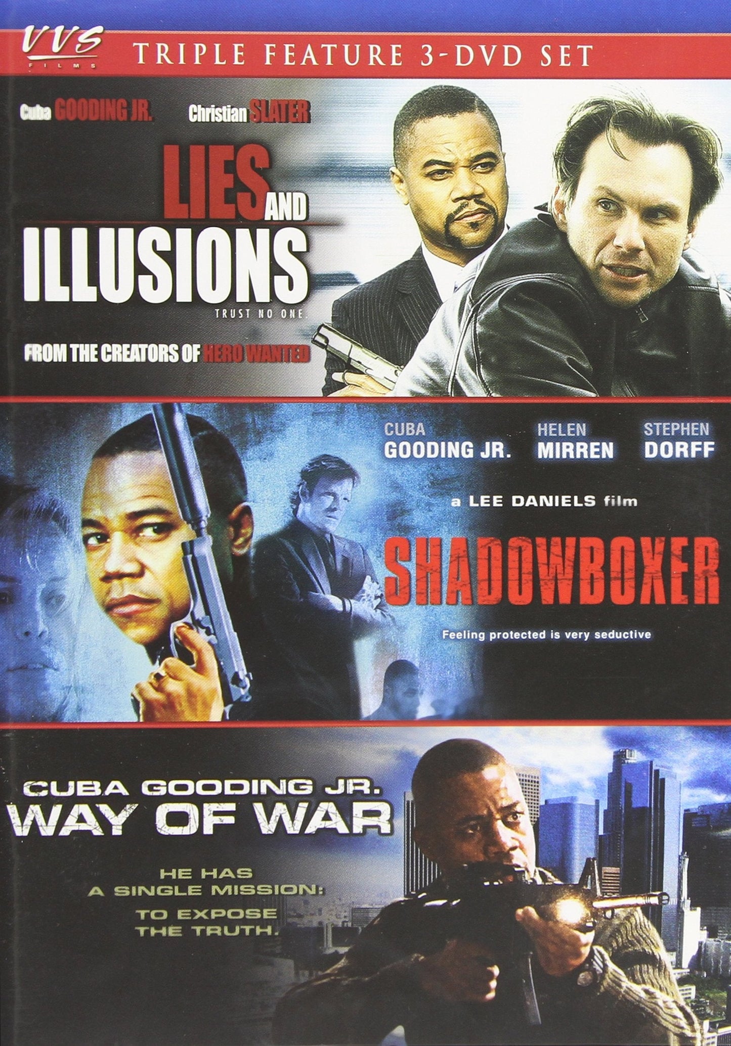 Programme Triple: Double Illusion + Shadowboxer + Regles de Guerre - DVD (Used)