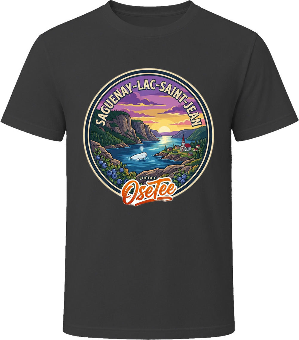 T-shirt Saguenay–Lac-Saint-Jean OseTee – aperçu 2 / Quebec region tee preview 2