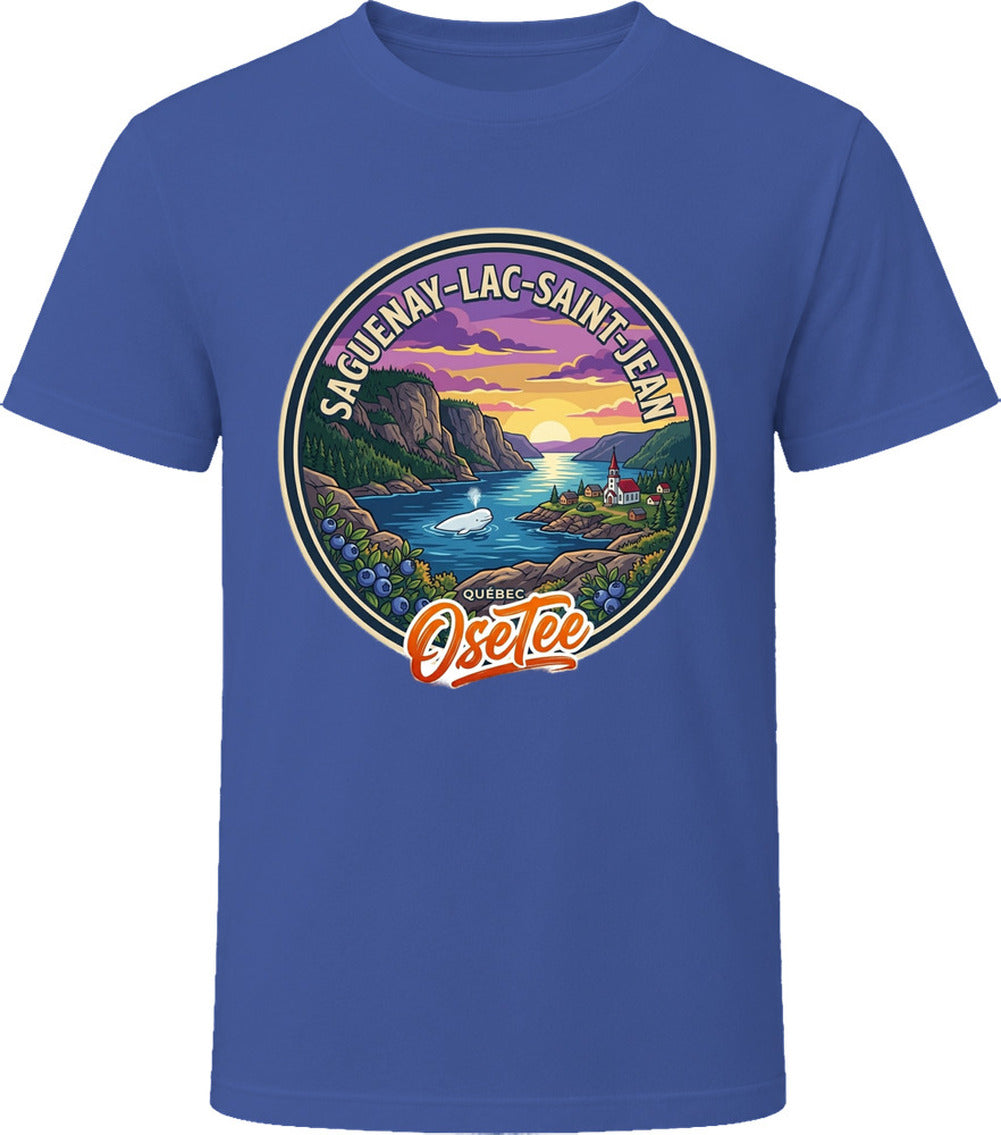 T-shirt Saguenay–Lac-Saint-Jean OseTee – aperçu 4 / Quebec region tee preview 4