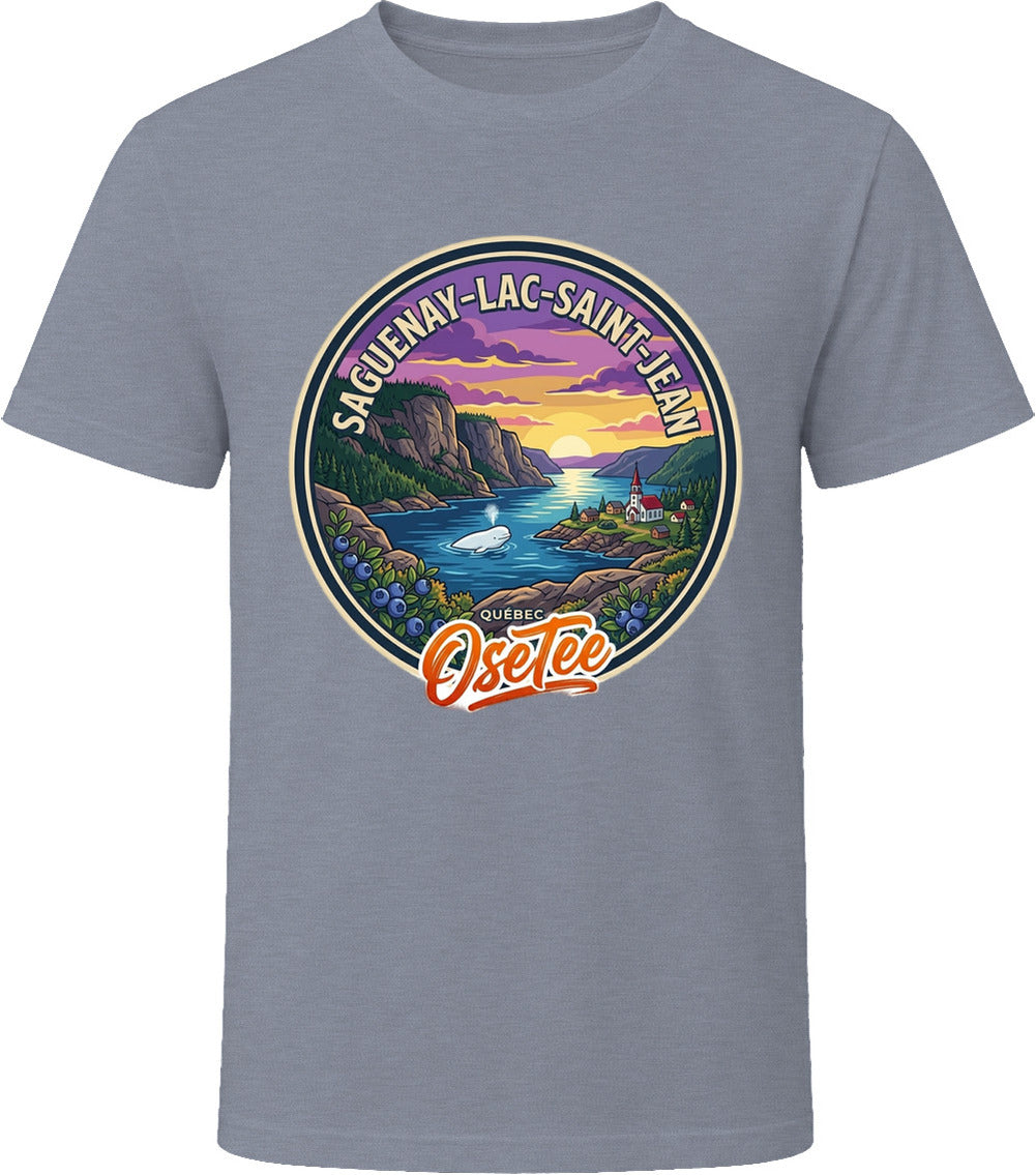 T-shirt Saguenay–Lac-Saint-Jean OseTee – aperçu 5 / Quebec region tee preview 5