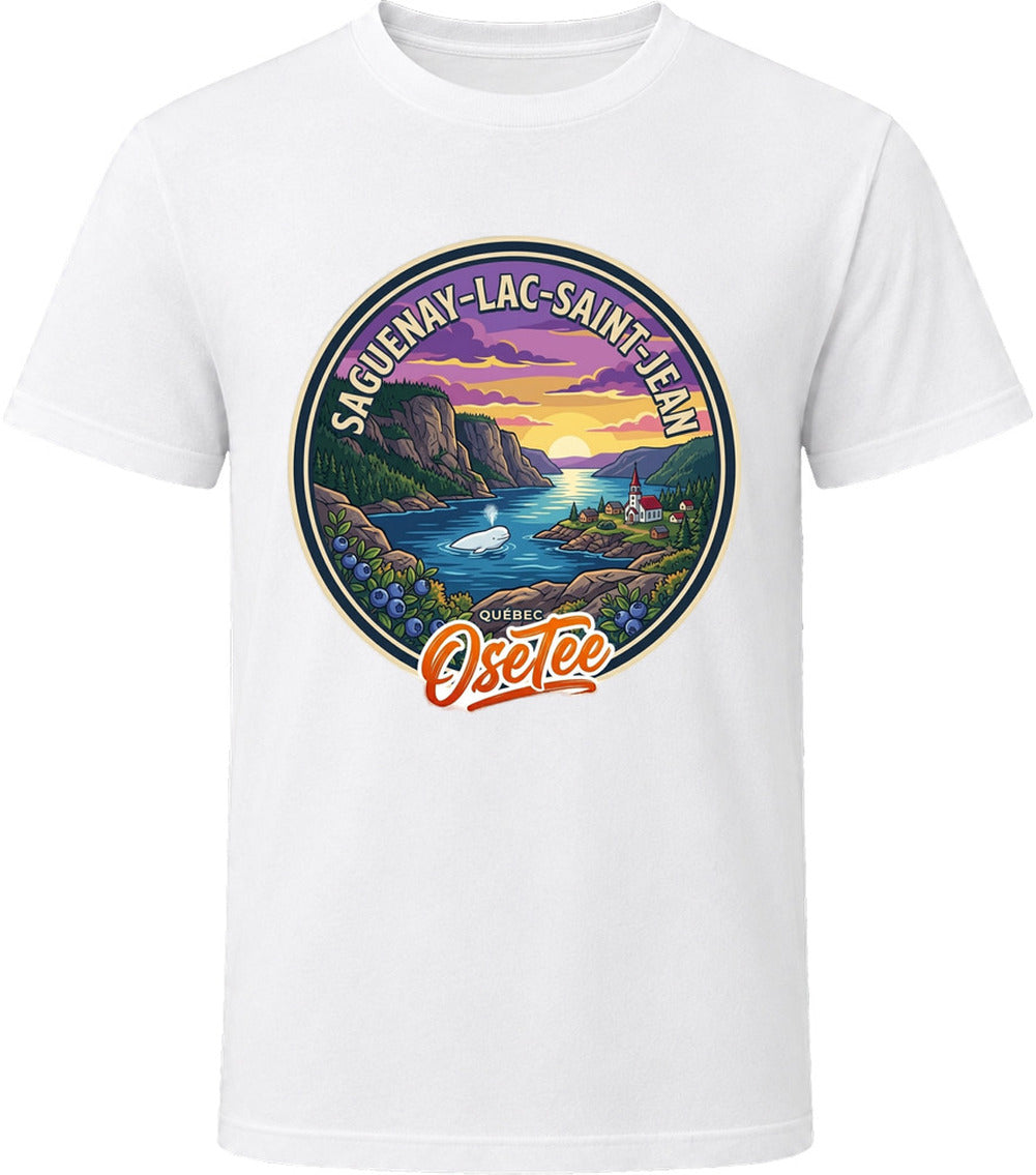 T-shirt Saguenay–Lac-Saint-Jean OseTee – aperçu 3 / Quebec region tee preview 3
