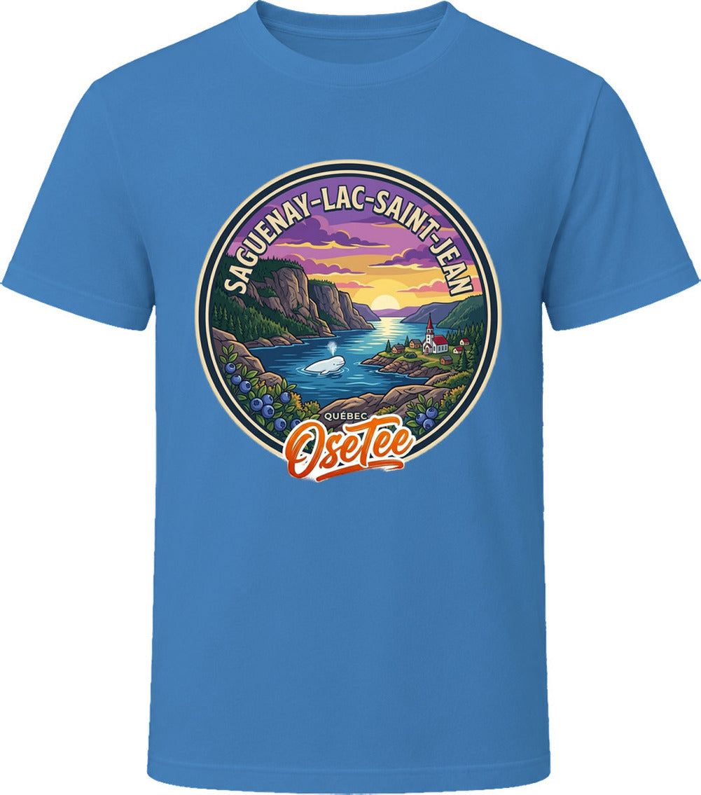 T-shirt Saguenay–Lac-Saint-Jean OseTee – aperçu 1 / Quebec region tee preview 1