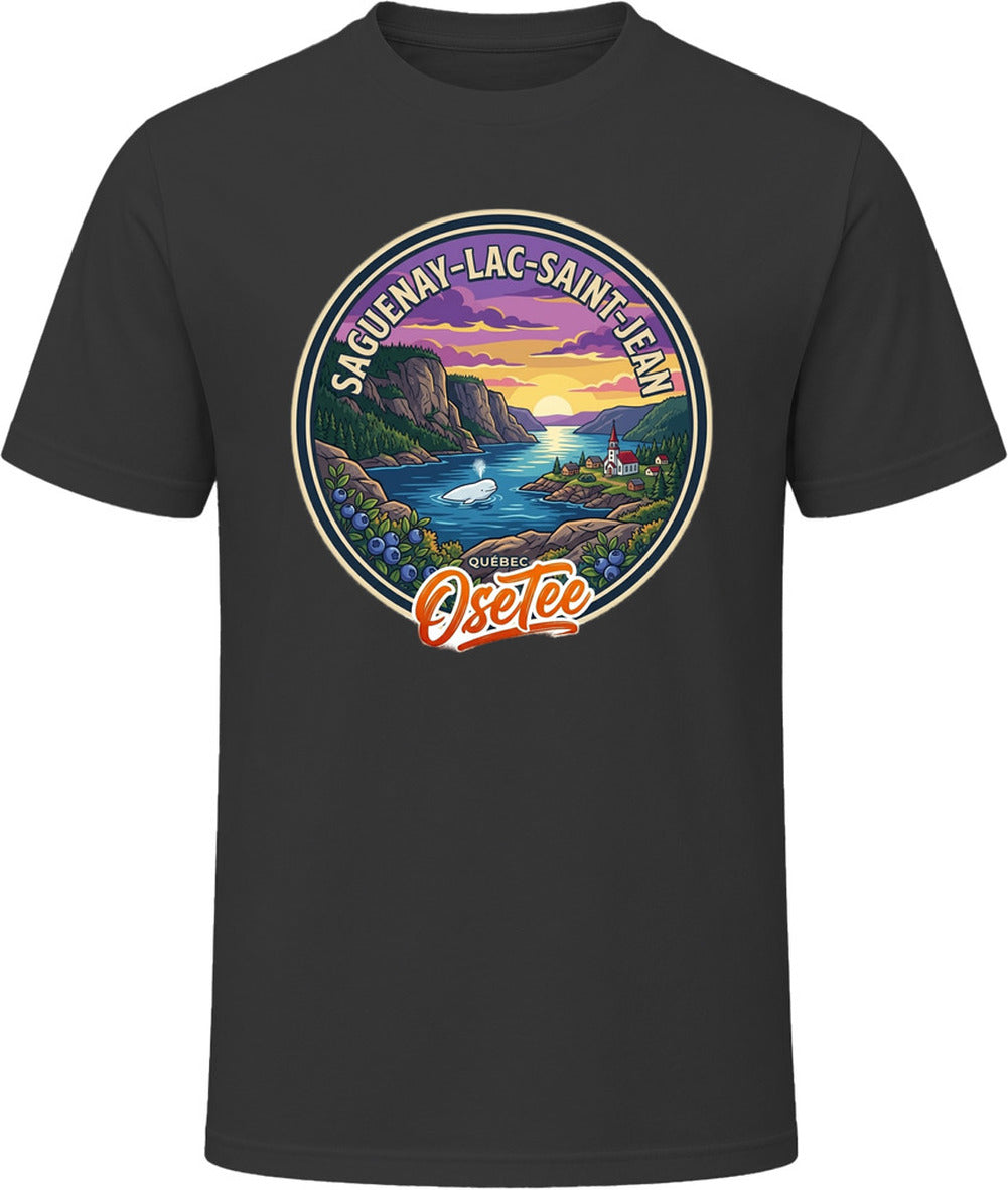 T-shirt Saguenay–Lac-Saint-Jean OseTee – aperçu 7 / Quebec region tee preview 7