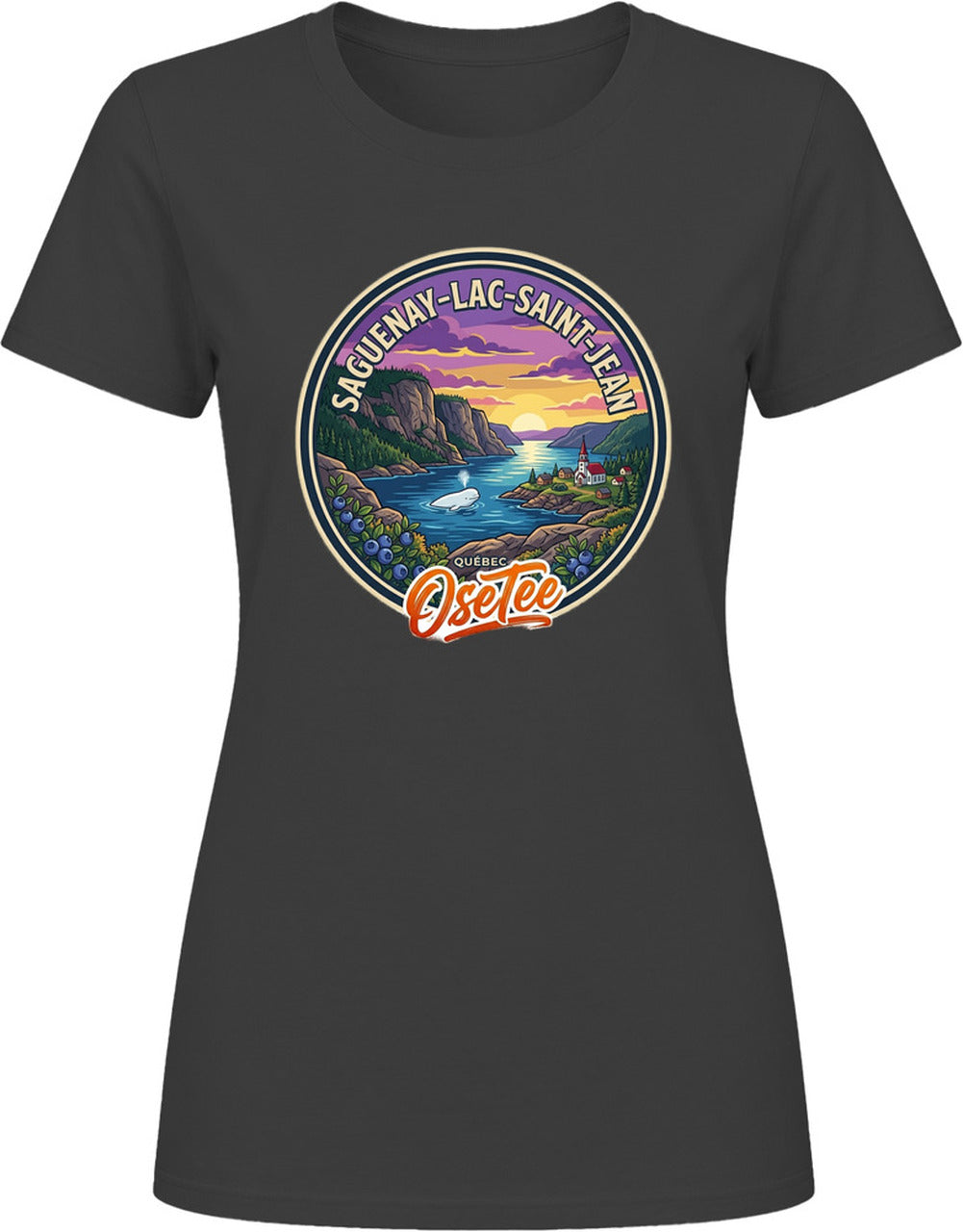 T-shirt Saguenay–Lac-Saint-Jean OseTee – aperçu 18 / Quebec region tee preview 18