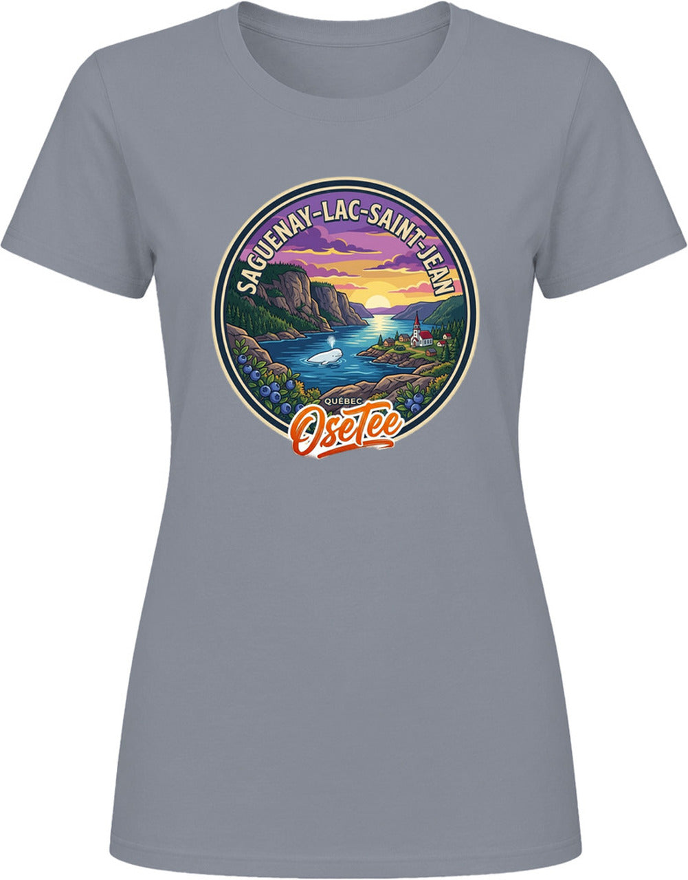 T-shirt Saguenay–Lac-Saint-Jean OseTee – aperçu 21 / Quebec region tee preview 21